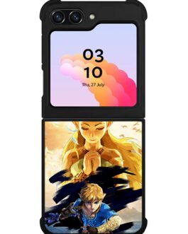 zelda breath of the wild Samsung Galaxy Z Flip 5 , Z FLip 4 , Z FLip 3 , Z Fold 5 , Z Fold 4 , Z Fold 3 Case FZI0468