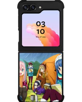 yuru camp Samsung Galaxy Z Flip 5 , Z FLip 4 , Z FLip 3 , Z Fold 5 , Z Fold 4 , Z Fold 3 Case FZI7708