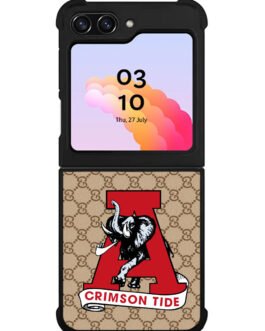 Alabama Crimson Roll Tide Samsung Galaxy Z Flip 5 , Z FLip 4 , Z FLip 3 , Z Fold 5 , Z Fold 4 , Z Fold 3 Case FZI3749