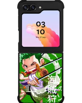 zoro one piece Samsung Galaxy Z Flip 5 , Z FLip 4 , Z FLip 3 , Z Fold 5 , Z Fold 4 , Z Fold 3 Case FZI7340