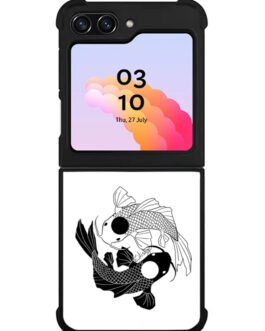 Yin Yang Koi Fish Samsung Galaxy Z Flip 5 , Z FLip 4 , Z FLip 3 , Z Fold 5 , Z Fold 4 , Z Fold 3 Case FZI6741