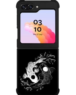 Yin Yang Koi Fish Samsung Galaxy Z Flip 5 , Z FLip 4 , Z FLip 3 , Z Fold 5 , Z Fold 4 , Z Fold 3 Case FZI6742