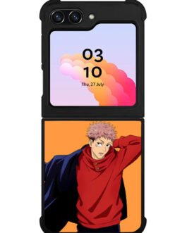 Yuji Jujutsu Kaisen Samsung Galaxy Z Flip 5 , Z FLip 4 , Z FLip 3 , Z Fold 5 , Z Fold 4 , Z Fold 3 Case FZI7724