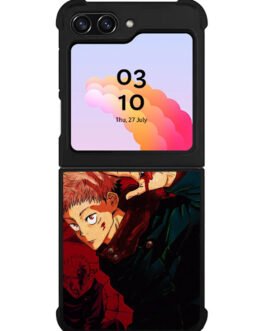 Yuji Jujutsu Kaisen Samsung Galaxy Z Flip 5 , Z FLip 4 , Z FLip 3 , Z Fold 5 , Z Fold 4 , Z Fold 3 Case FZI7725