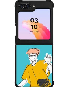 Yuji Jujutsu Kaisen Samsung Galaxy Z Flip 5 , Z FLip 4 , Z FLip 3 , Z Fold 5 , Z Fold 4 , Z Fold 3 Case FZI7726