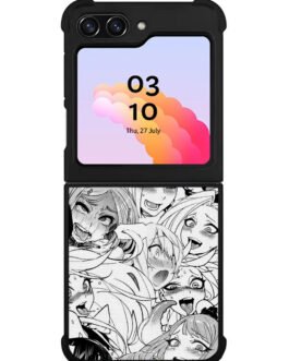 Ahegao Face Manga Samsung Galaxy Z Flip 5 , Z FLip 4 , Z FLip 3 , Z Fold 5 , Z Fold 4 , Z Fold 3 Case FZI9924