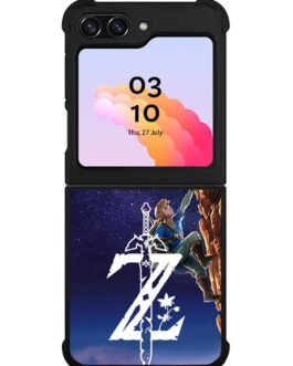 Zelda Logo Samsung Galaxy Z Flip 5 , Z FLip 4 , Z FLip 3 , Z Fold 5 , Z Fold 4 , Z Fold 3 Case FZI0440