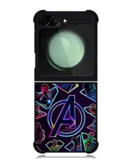 Avengers Logo And All Hero Samsung Galaxy Z Flip 6 Case FZI3970