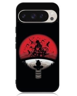 Uchiha Clan Symbol mashup with Itachi Google Pixel 9 Pro XL , Pixel 9 Pro , Pixel 9 Case FZI0084