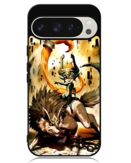 Zelda and wolf twilight princess Google Pixel 9 Pro XL , Pixel 9 Pro , Pixel 9 Case FZI0547