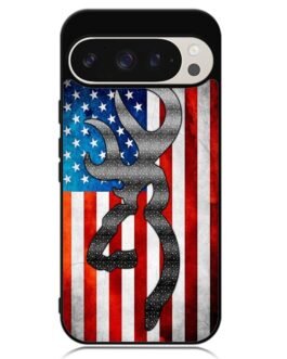 Camo American Flag Google Pixel 9 Pro XL , Pixel 9 Pro , Pixel 9 Case FZI0844