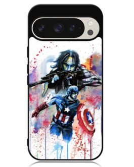 Captain America Watercolor Google Pixel 9 Pro XL , Pixel 9 Pro , Pixel 9 Case FZI1797