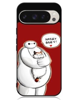 Cat and Baymax Hairy Baby Google Pixel 9 Pro XL , Pixel 9 Pro , Pixel 9 Case FZI1809