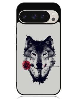 Wolf Rose Google Pixel 9 Pro XL , Pixel 9 Pro , Pixel 9 Case FZI1878