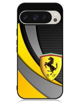 Yellow Ferrari Logo Google Pixel 9 Pro XL , Pixel 9 Pro , Pixel 9 Case FZI1921